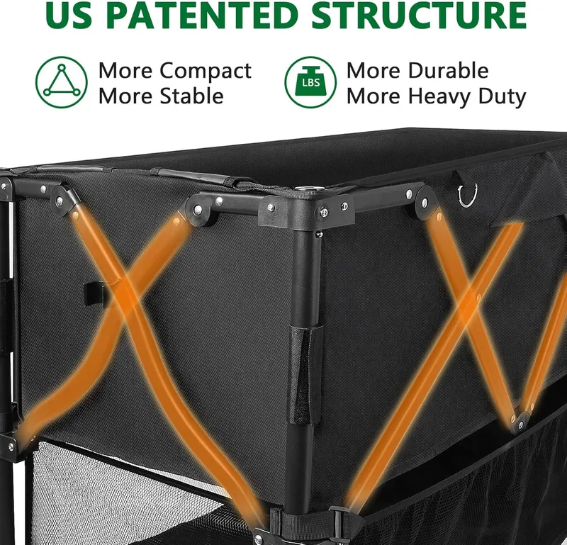 UNITON Double Decker Wagon 600lb Capacity & 400L